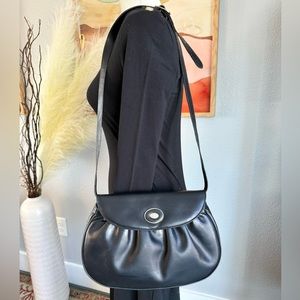 Salvador Ferragamo Vintage Black Pouch Bag